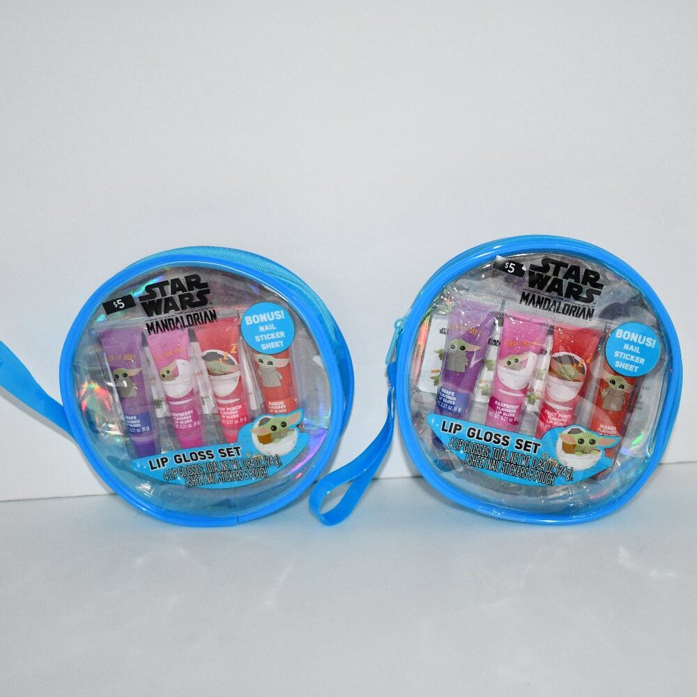Star Wars 6-Piece Lip Gloss Set with Multiple Colors, 3.17 oz – Set of 2 NIP